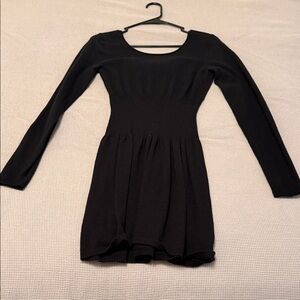 American Eagle Outfitters Black Long Sleeve Dress